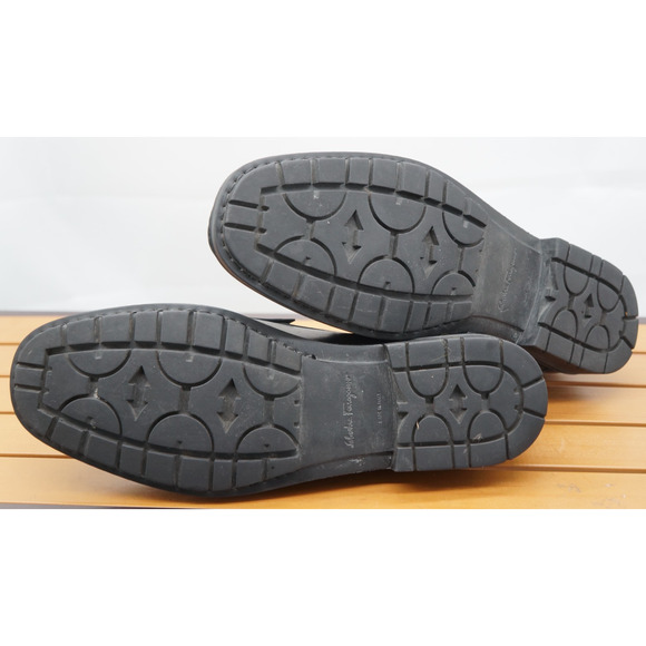 Salvatore Ferragamo David Gancini bit loafers Black Leather Loafers Size 9.5 main image 15